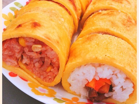 節分におすすめ！ボリューム満点♪玉子焼き恵方巻